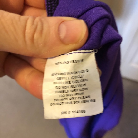 Colosseum purple racer back exercise tank - Picture 7 of 7